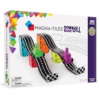 MAGNA-TILES - Downhill duo 40-piezas set de construcción magnético